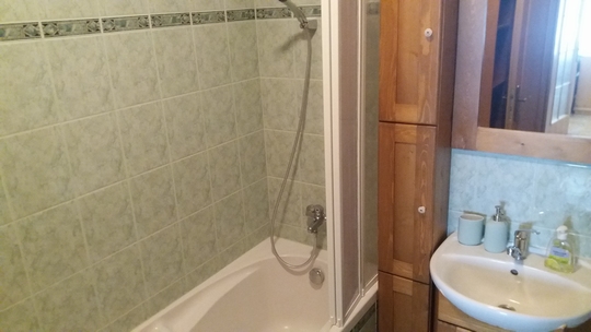 Apartmán Černý Důl Koupelna